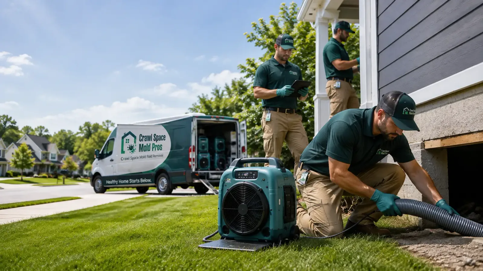 Crawl Space Mold Removal in San Geronimo, CA